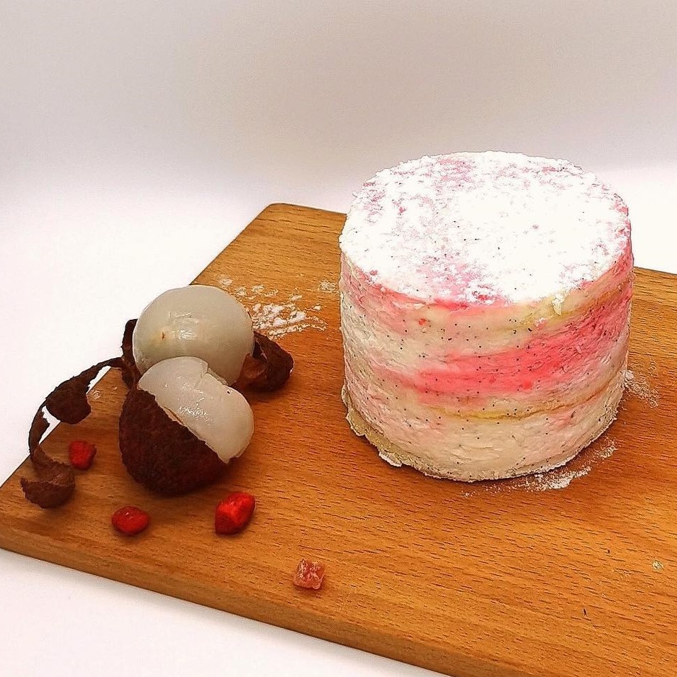 荔枝慕斯戚風蛋糕